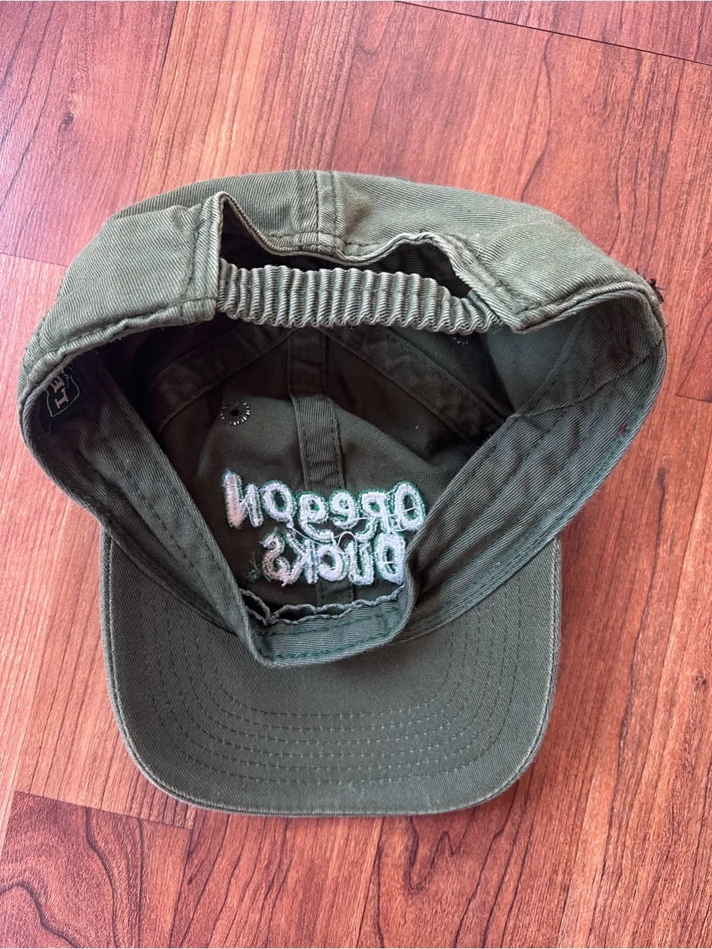 Oregon Ducks Olive Green Kids Youth Embroidered Baseball Cap